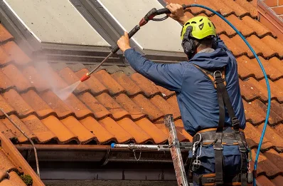 Démoussage et hydrofuge de toiture à Bouzic